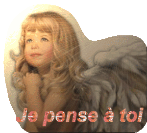 Gif animé je pense à toi ange